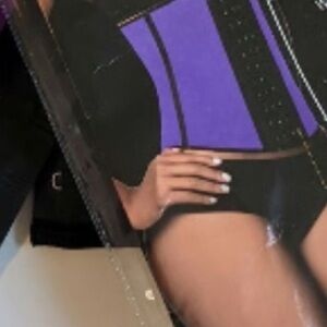 Ann Chery women’s neon purple corset shaper